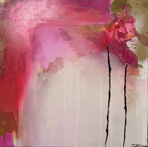Pink Horizon by Stefani Tounsi, Painting for Sale on Singulart