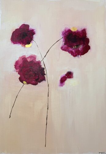 Velvet Poem par Stefani Tounsi, Peinture en vente sur Singulart