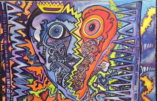 Hucklebucked by Christopher Howder, Painting for Sale on Singulart