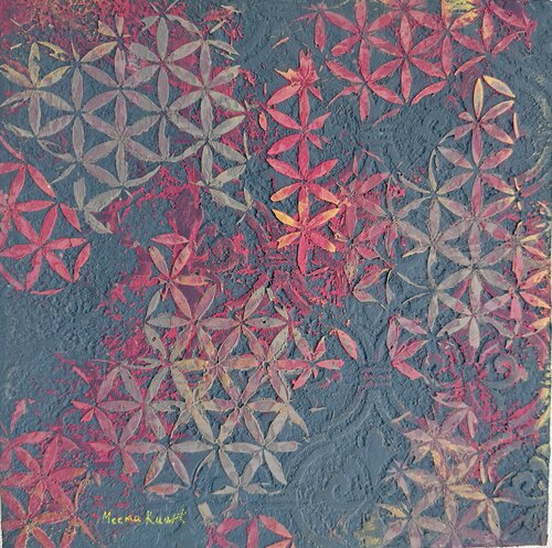 Midnight Blossoms par Forough Rahimi, Peinture en vente sur Singulart