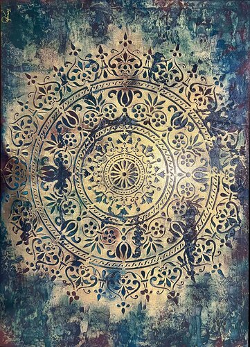Galaxy of imagination by Forough Rahimi, Painting for Sale on Singulart