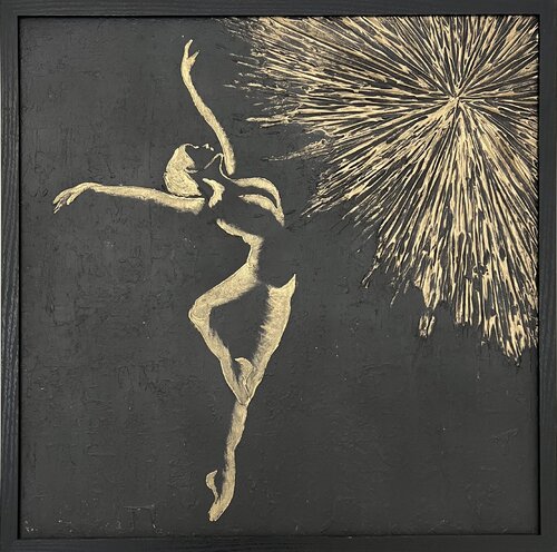 Sun Dance de Forough Rahimi, Pintura a la venta en Singulart