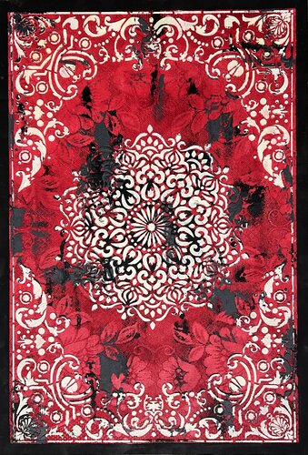 Red Heritage by Forough Rahimi, Painting for Sale on Singulart
