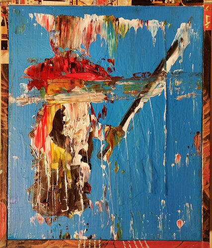 Old Little Samurai par Stefano Cattai, Peinture en vente sur Singulart