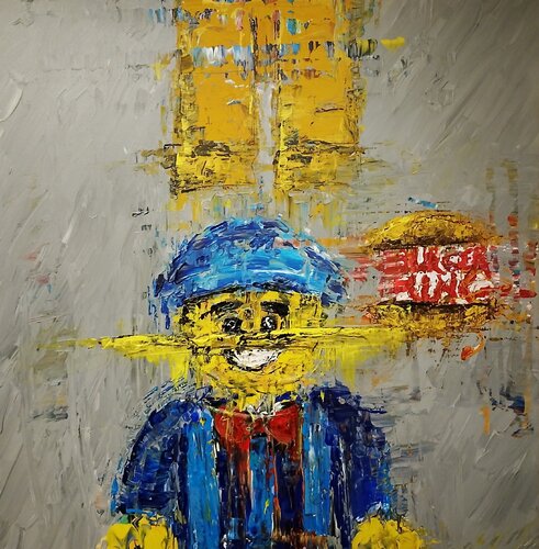 Half King by Stefano Cattai, 絵画 for Sale on Singulart