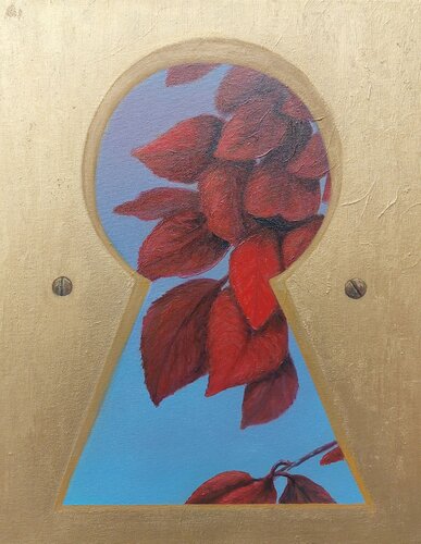 Entrance to the secret garden by Agata Ziembińska, Painting for Sale on Singulart