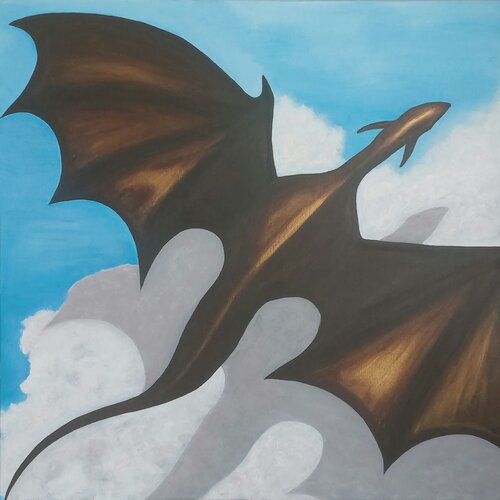Dragon by Agata Ziembińska, Painting for Sale on Singulart