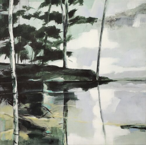 Rhythmus der Stille III von Jürgen Büse Filzen, Malerei kaufen auf Singulart