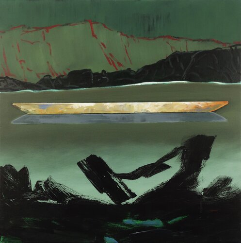 Mit Bestimmtheit par Jürgen Büse Filzen, Peinture en vente sur Singulart