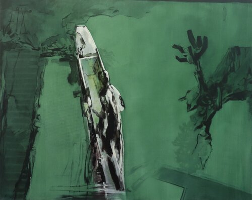 Absolut by Jürgen Büse Filzen, Painting for Sale on Singulart