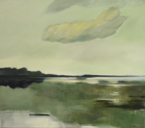 Abend an der See van Jürgen Büse Filzen, Schilderij te koop op Singulart