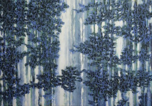 Waldlicht by Jürgen Büse Filzen, Painting for Sale on Singulart