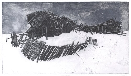 Hors saison de Anna Shibanova, Obra en papel a la venta en Singulart