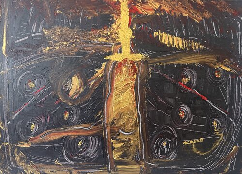 L'Echo du Juste von NORA BOULESNANE, Malerei kaufen auf Singulart