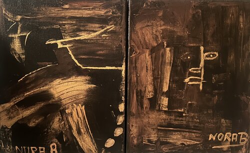 AURA 1 by NORA BOULESNANE, Painting for Sale on Singulart