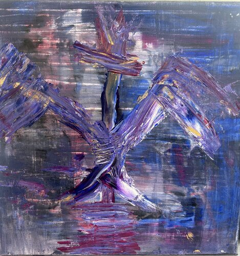 La Matière Vibratoire n° 2 - L’Emanation Tangible di NORA BOULESNANE, Pittura in vendita su Singulart