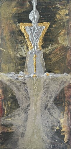 L’Âme Souveraine n° 12 - La Clôture Des Mémoires van NORA BOULESNANE, Schilderij te koop op Singulart