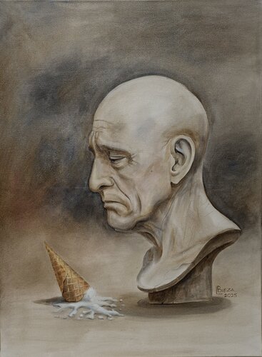 Existential disappointment de Lina Bieza, Pintura a la venta en Singulart
