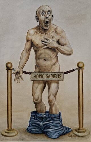 Homo sapiens de Lina Bieza, Pintura a la venta en Singulart