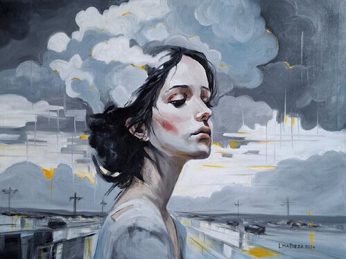 „Unreachable Horizon“ von Lina Bieza, Malerei kaufen auf Singulart