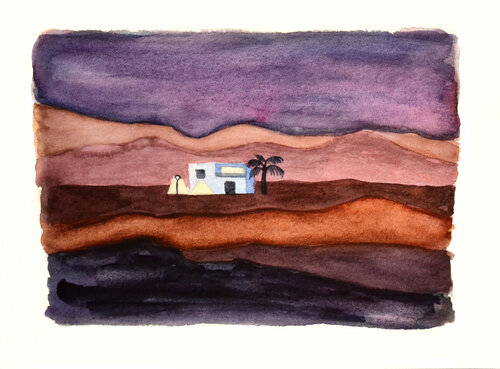 Magical Hour in Fuerteventura I par Marta Żylska, Peinture en vente sur Singulart