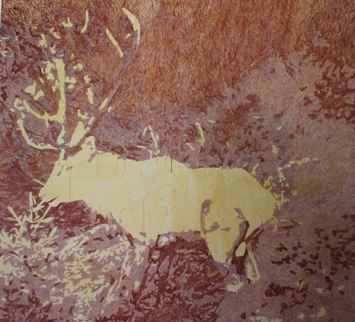 Cervus 2 by Maria Pia Lattanzi, Painting for Sale on Singulart