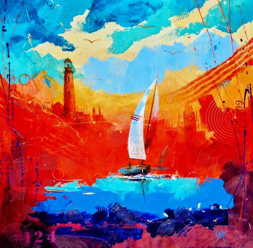 Mediterranean Sunset de Onofre Alarcón, Pintura a la venta en Singulart