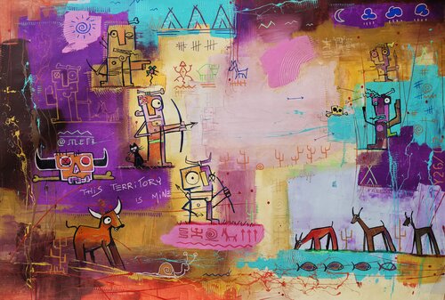 THIS TERRITORY IS MINE by Onofre Alarcón, Painting for Sale on Singulart