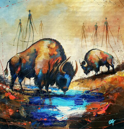 The Beasts' Valley par Onofre Alarcón, Peinture en vente sur Singulart