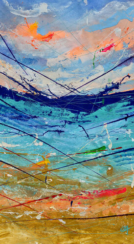 The Color of Summer at Sea par Onofre Alarcón, Peinture en vente sur Singulart