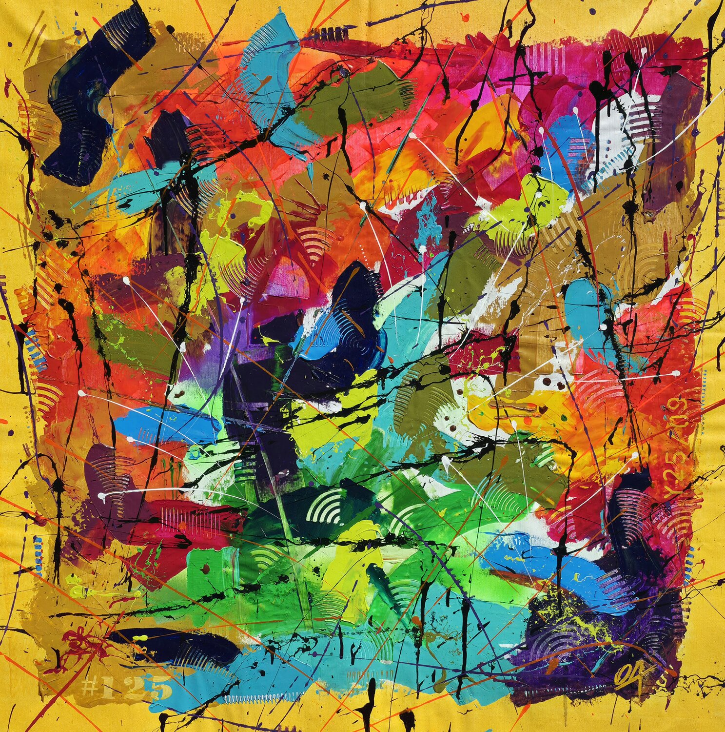 Colors two Onofre Alarcón Origineel schilderij te koop