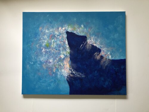 Silent Exchange by Heng Liang, 회화 for Sale on Singulart