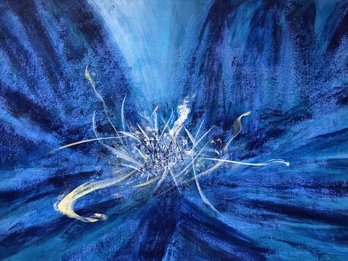 Blue Awakening by Heng Liang, Painting for Sale on Singulart