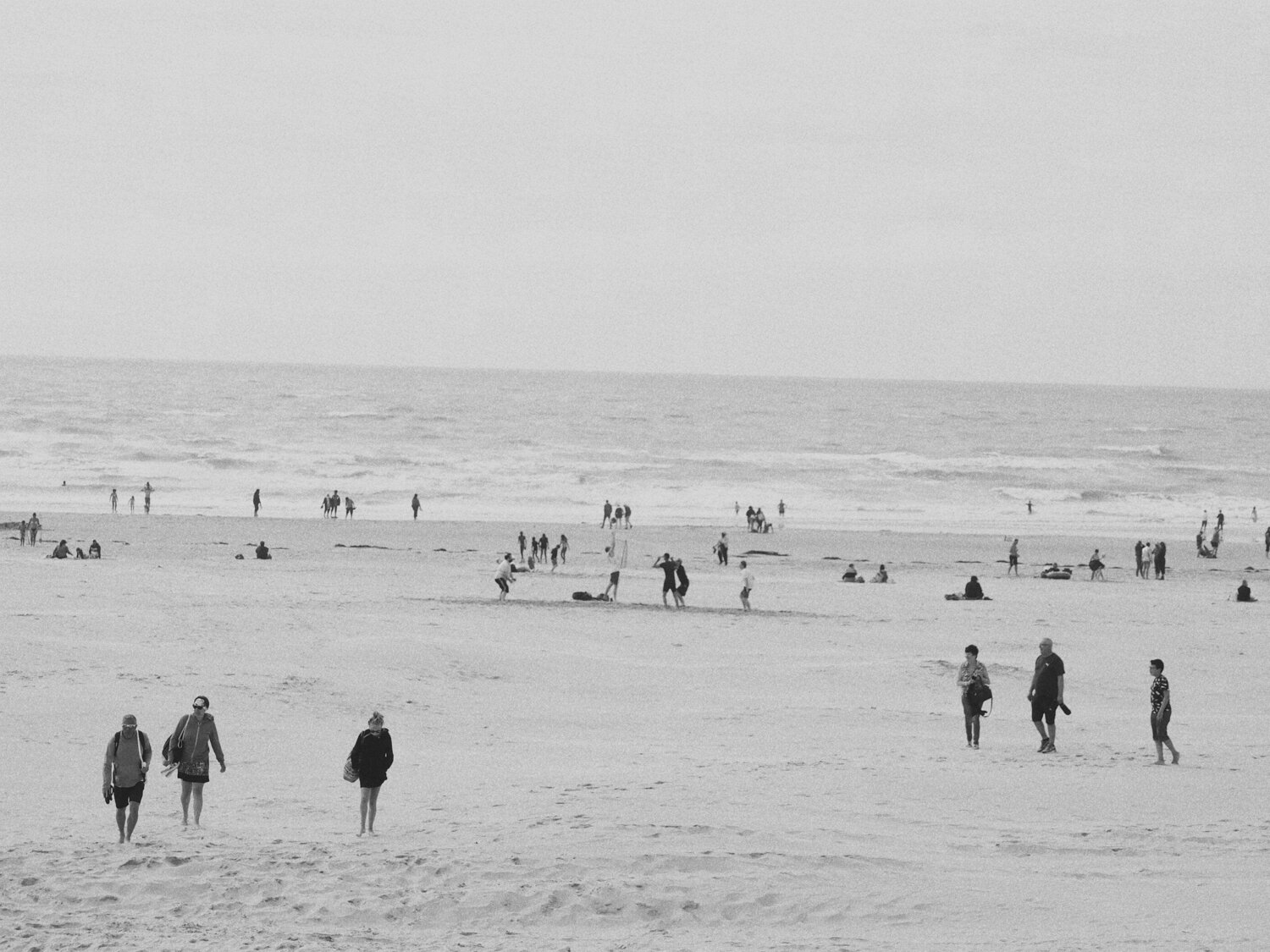 On the beach Phil Warin