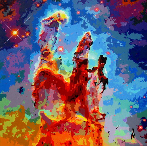 Pillars of Creation by John Jaster, Painting for Sale on Singulart