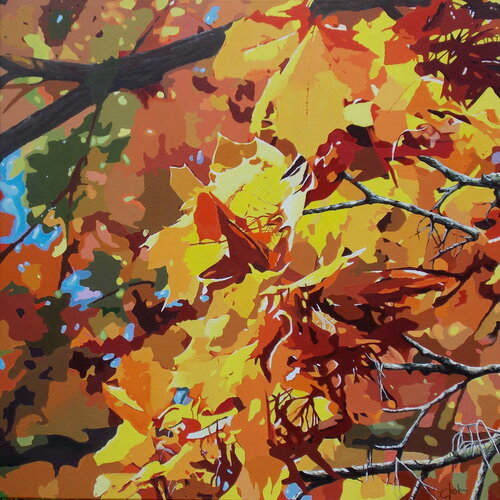 Looking Up de John Jaster, Pintura a la venta en Singulart
