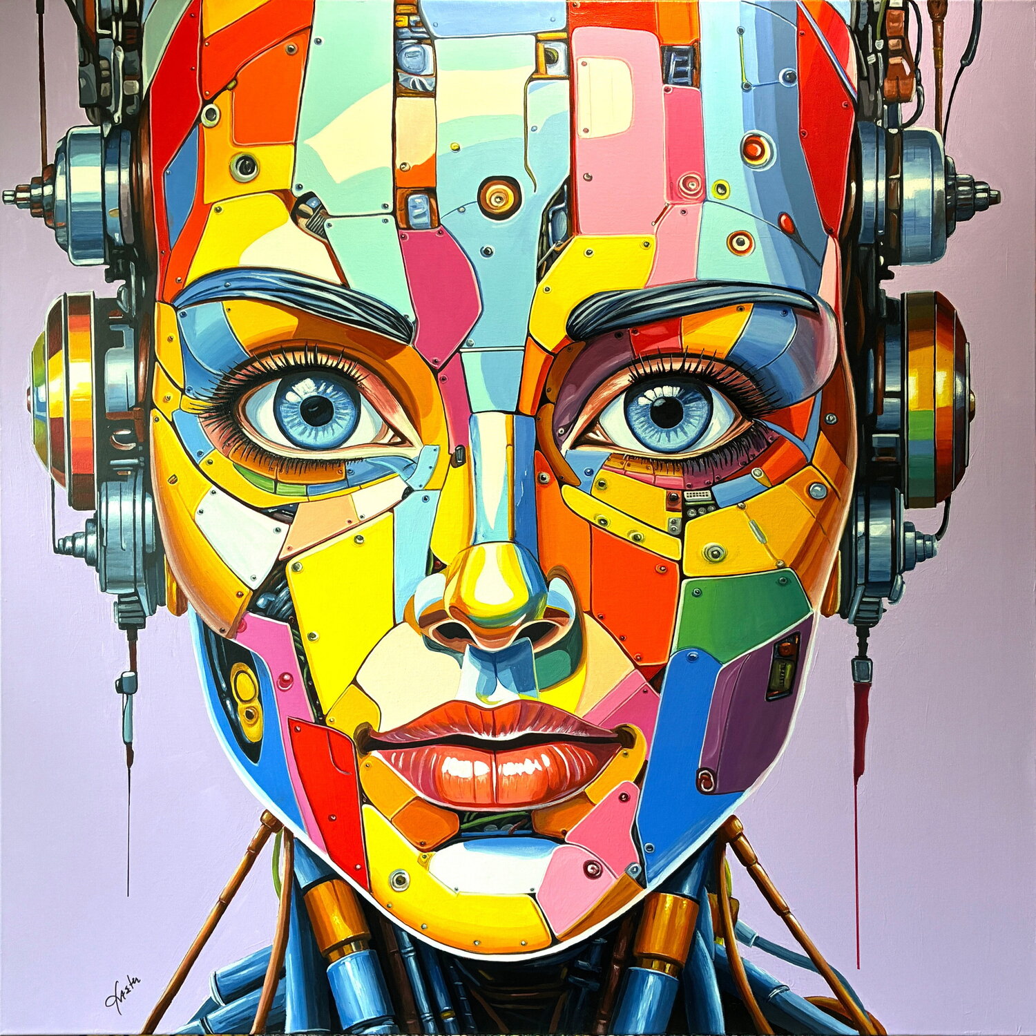 Hello, Call Me Eve John Jaster Original painting for sale