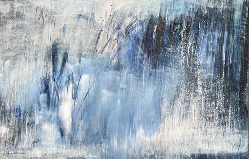 Roseaux Bleus von Isabelle Schenckbecher-Quint, Malerei kaufen auf Singulart