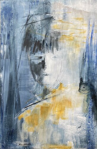 Le chat sur le dos by Isabelle Schenckbecher-Quint, Painting for Sale on Singulart