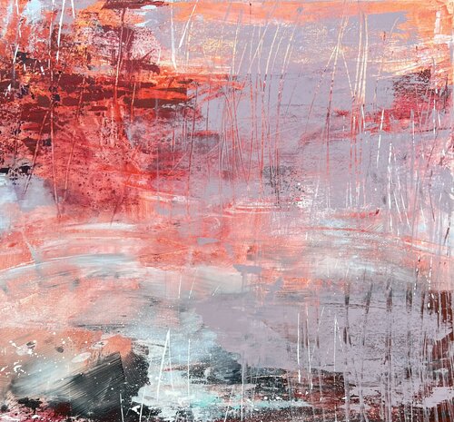 Ciel vermillon von Isabelle Schenckbecher-Quint, Malerei kaufen auf Singulart