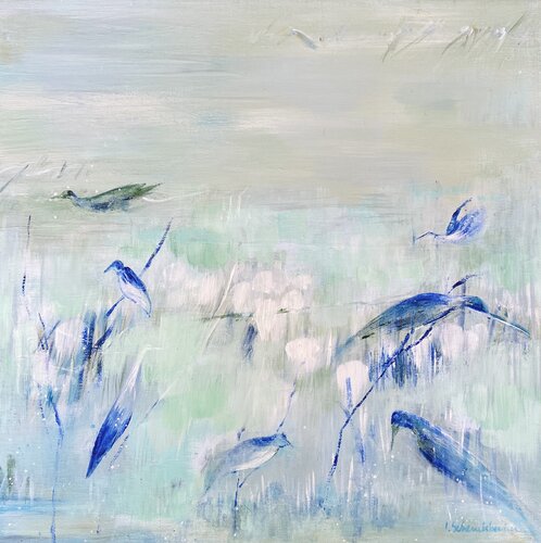 Oiseaux bleus  2 Isabelle Schenckbecher-Quint