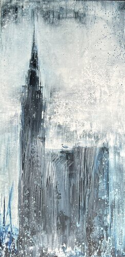 La Cathédrale de Strasbourg by Isabelle Schenckbecher-Quint, 회화 for Sale on Singulart