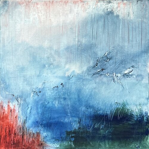 Vue du ciel by Isabelle Schenckbecher-Quint, 회화 for Sale on Singulart