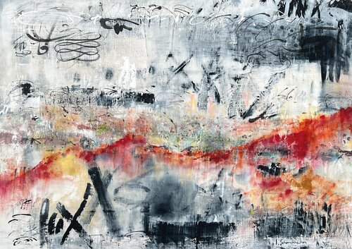 Sur la route de la soie di Isabelle Schenckbecher-Quint, Pittura in vendita su Singulart