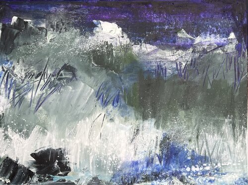 Escapade Nocturne by Isabelle Schenckbecher-Quint, 회화 for Sale on Singulart