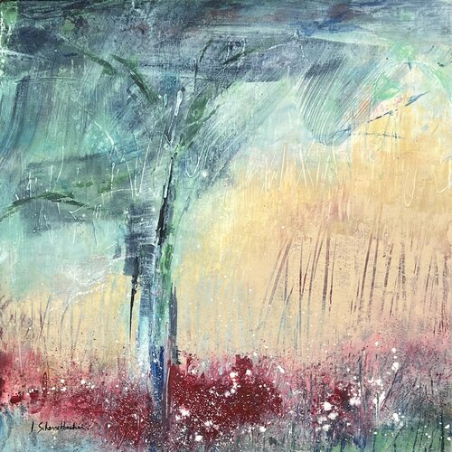 Le cerisier by Isabelle Schenckbecher-Quint, Painting for Sale on Singulart