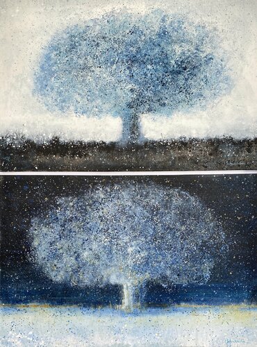 Arbre Jour , arbre nuit von Isabelle Schenckbecher-Quint, Malerei kaufen auf Singulart