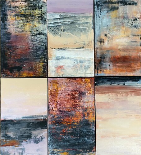 Interférence Chromatique di Isabelle Schenckbecher-Quint, Pittura in vendita su Singulart