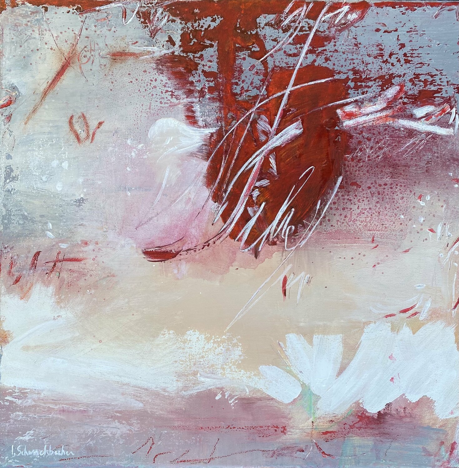 Portrait d’un cœur en ballade Isabelle Schenckbecher-Quint Originalgemälde zu verkaufen
