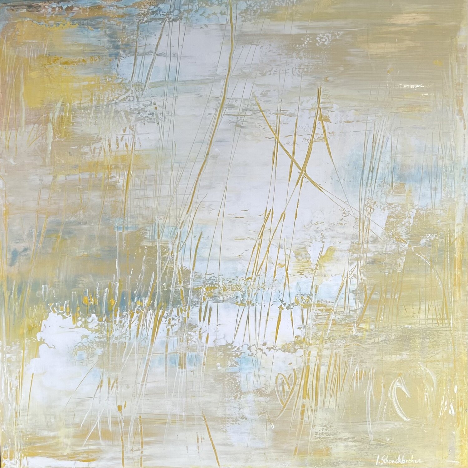 Nuages d’été Isabelle Schenckbecher-Quint Originalgemälde zu verkaufen